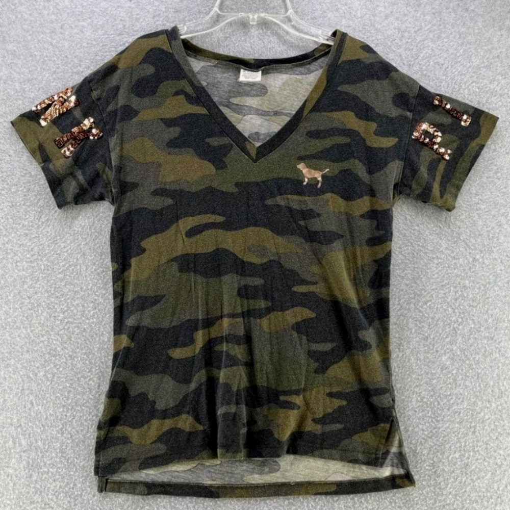 Victoria's Secret PINK camo shirt